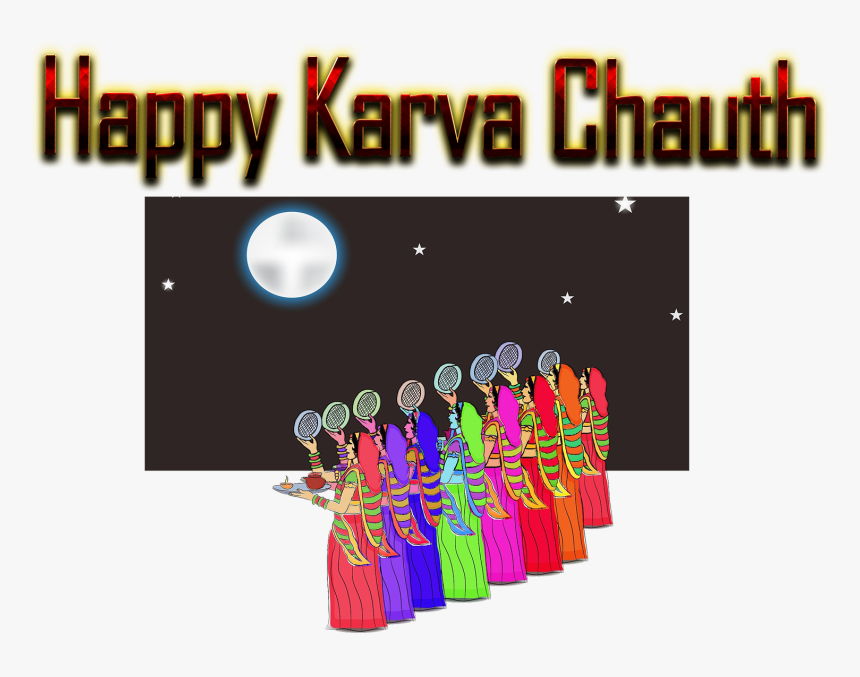 Happy Karva Chauth Png Free Image Download - Happy Karwa Chauth 2018, Transparent Png, Free Download