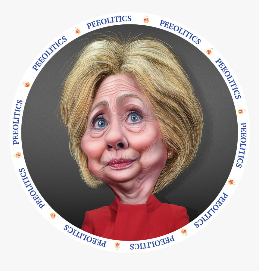 Hillary Clinton Caricature Drawing, HD Png Download, Free Download