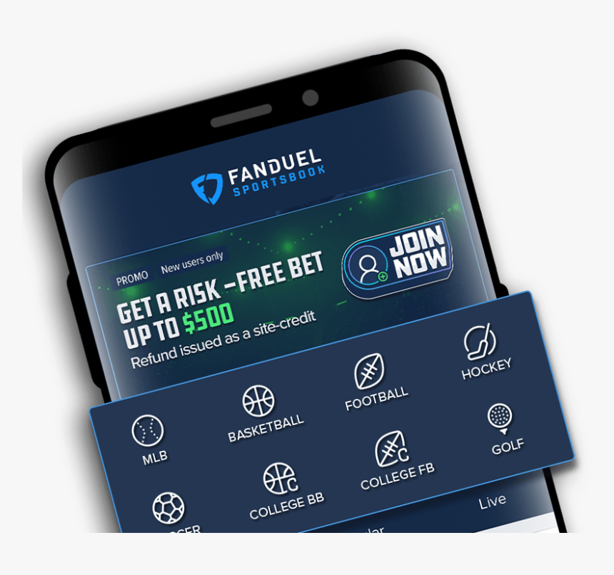 Fanduel App On Mobile Phone - Smartphone, HD Png Download, Free Download