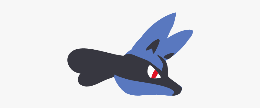 Lucario Logo By Ms - Lucario Head, HD Png Download, Free Download