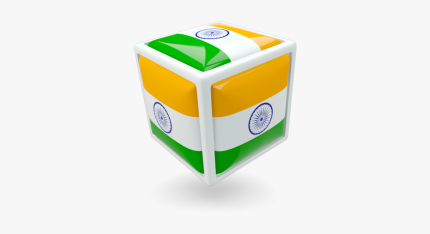 Icon Indian Flag Download - Cube Of Indian Flag, HD Png Download, Free Download