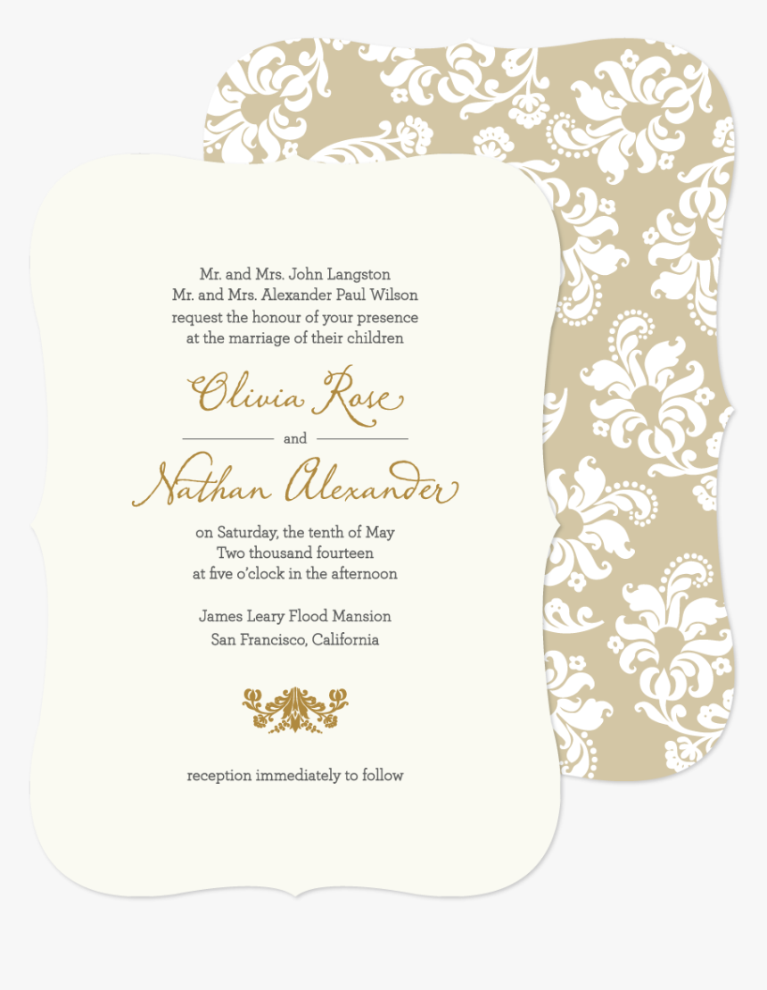 Sample Fun Wedding Invite, HD Png Download, Free Download