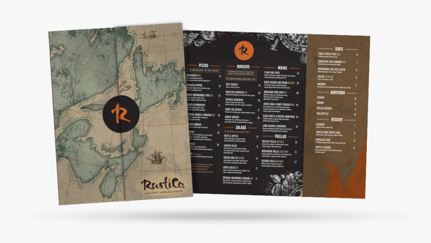 Rustico - Dinner Menu - Brochure, HD Png Download, Free Download