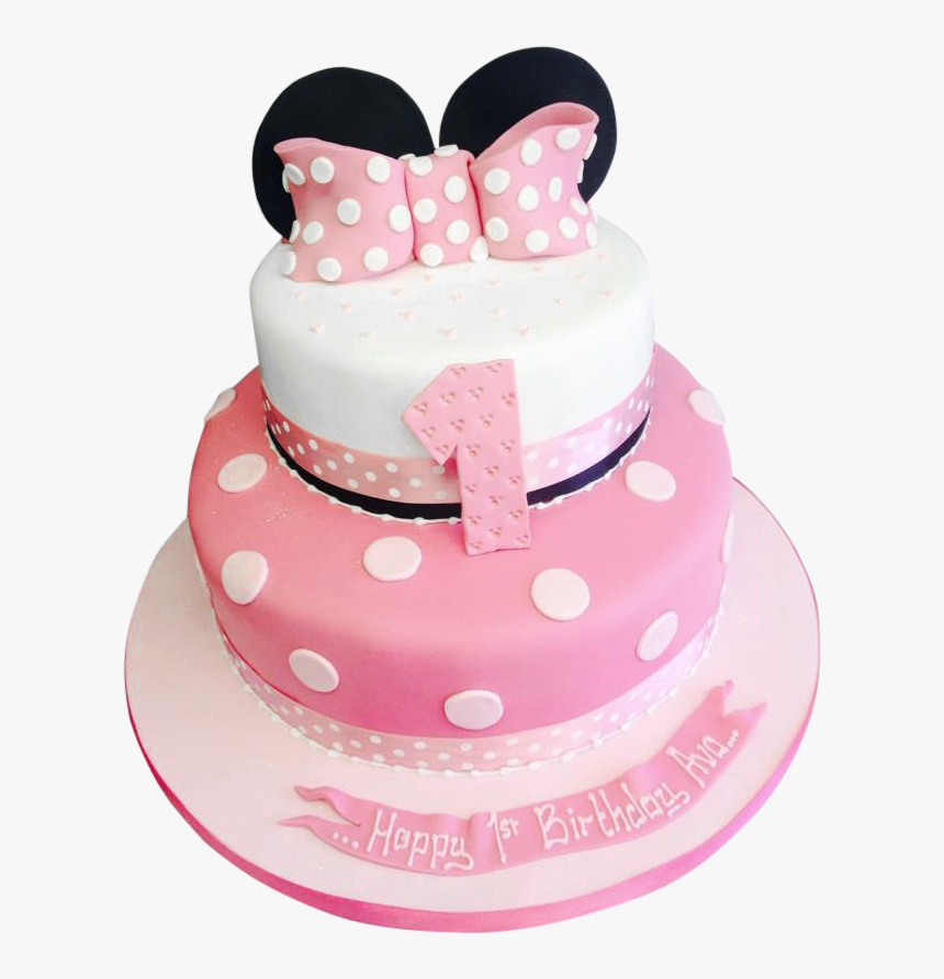 Minnie Mouse Cake Png, Transparent Png, Free Download