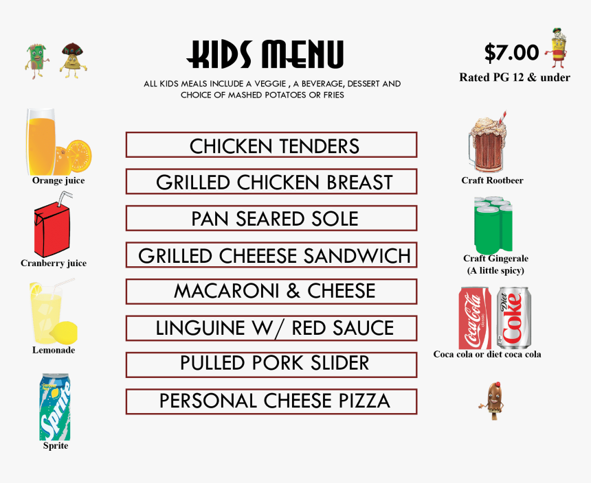 Kids Menus Desserts, HD Png Download, Free Download