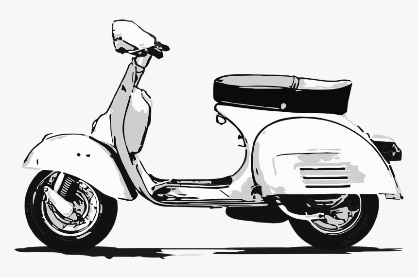 Vespa Clipart, HD Png Download, Free Download