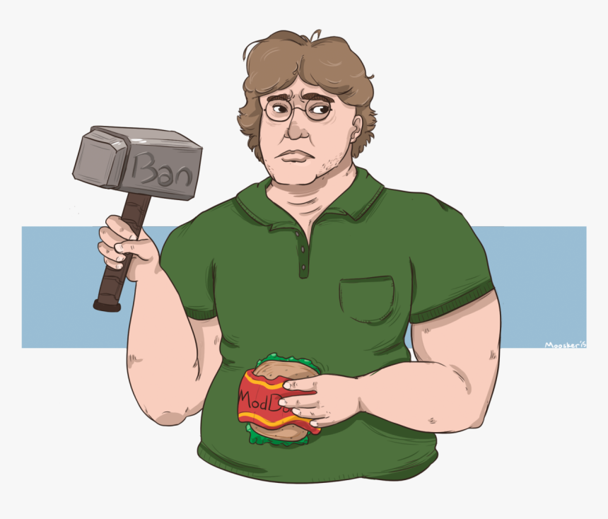 Transparent Gabe Newell Png - Дали Вак, Png Download, Free Download