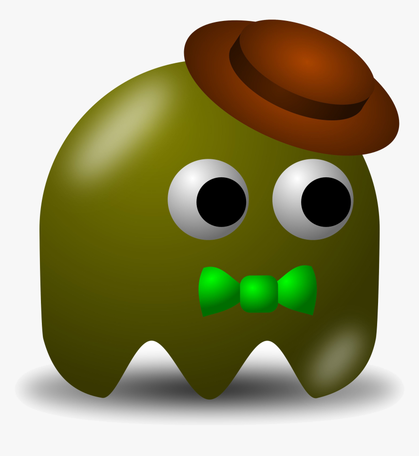 Pacman Ghost Elegant Clipart With Original Resolution - Brown Pac Man Ghost, HD Png Download, Free Download