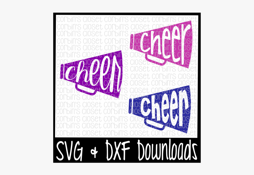 Free Cheer Megaphone * Cheer Cutting File Crafter File - 4th Of July Svg Free, HD Png Download, Free Download