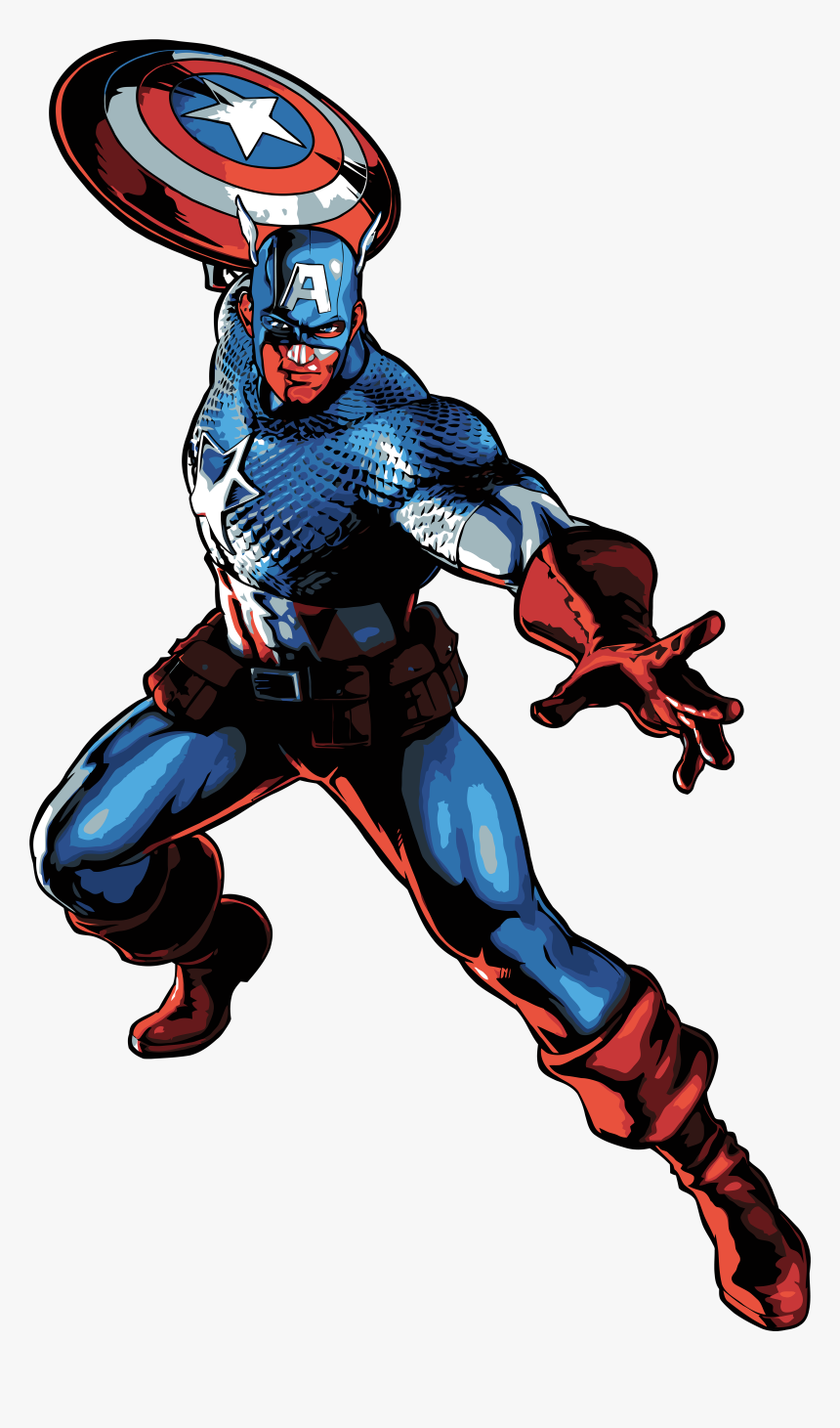 Captain America Logo High Resolution - Captain America Hq Png, Transparent Png, Free Download