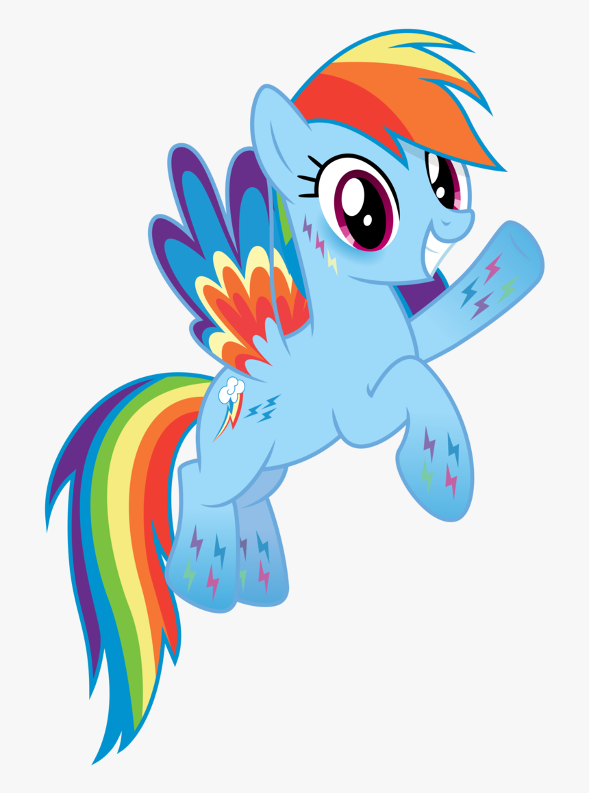 Rainbow Dash Clipart - Rainbow Dash Rainbowfied, HD Png Download, Free Download