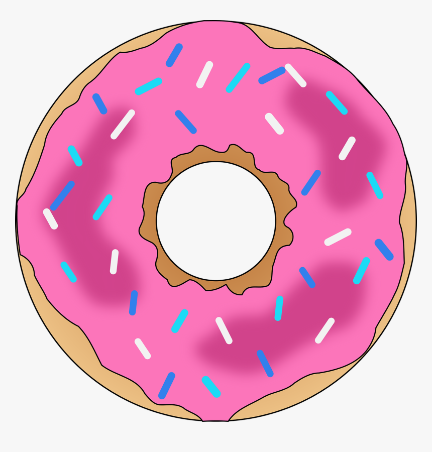 Pink,food,circle - Comeme El Donut Letra, HD Png Download, Free Download