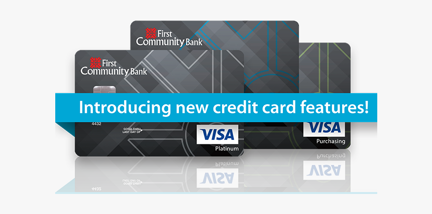 Three First Community Bank Visa Credit Cards - Introducing Bank Credit Cards, HD Png Download, Free Download