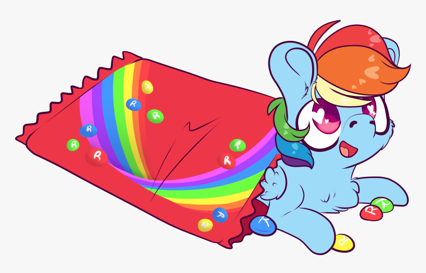 Skittles Rainbow Dash - Rainbow Dash Skittles, HD Png Download, Free Download