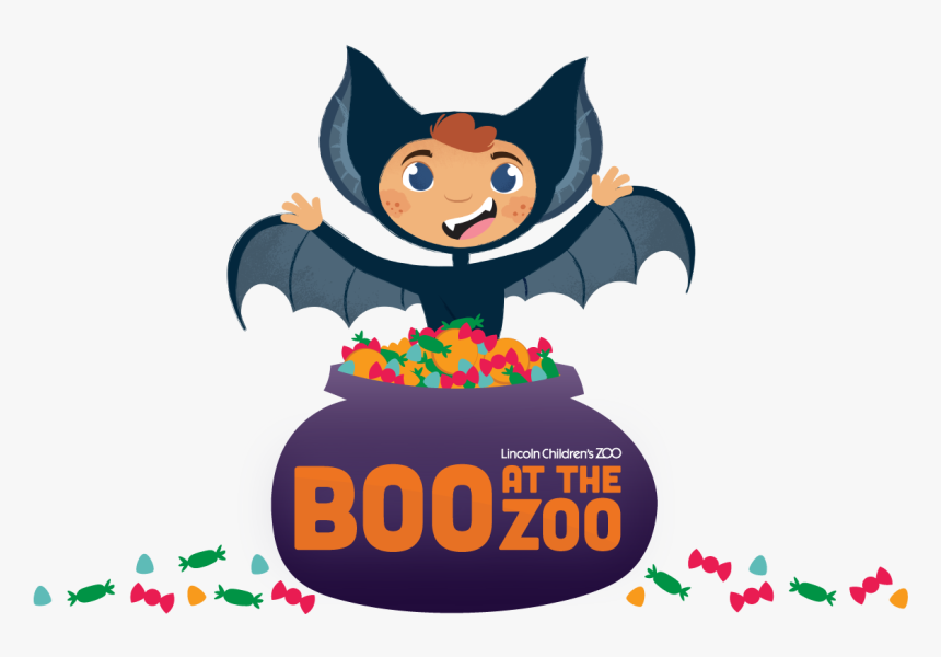 Boo At The Zoo Bat - Lincoln Children's Zoo Boo At The Zoo, HD Png Download, Free Download