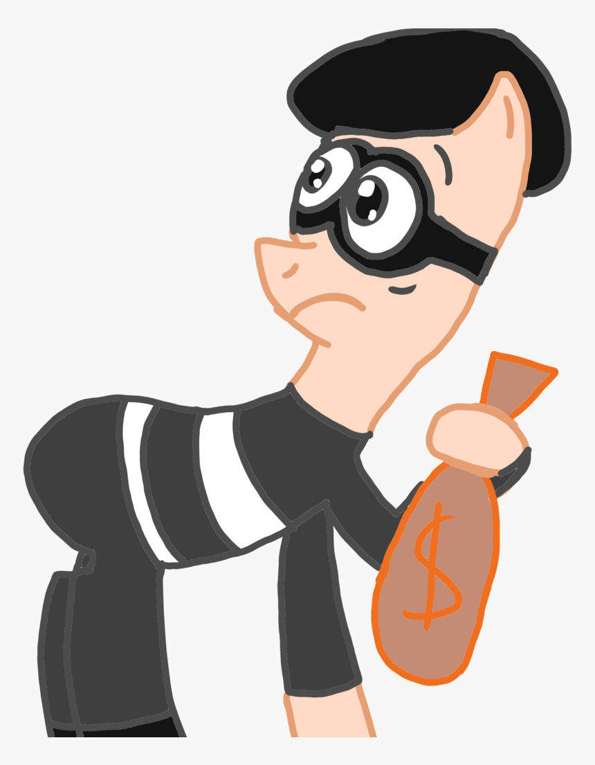 Transparent Robber Mask Png - Cartoon, Png Download, Free Download