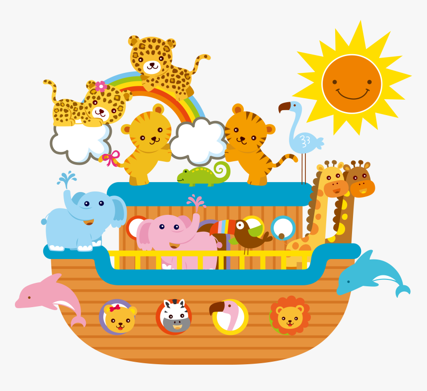 Iisy Eiqznj Png Arca - Cute Noah's Ark Cartoon, Transparent Png - kindpng