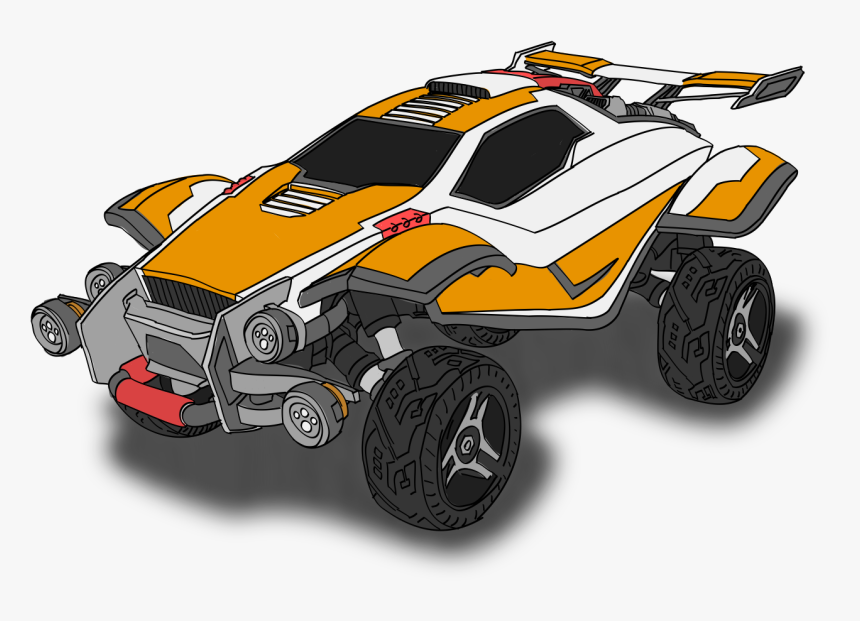 Clip Art I Wanted To Try - Rocket League Car Transparent Background, HD Png Download, Free Download