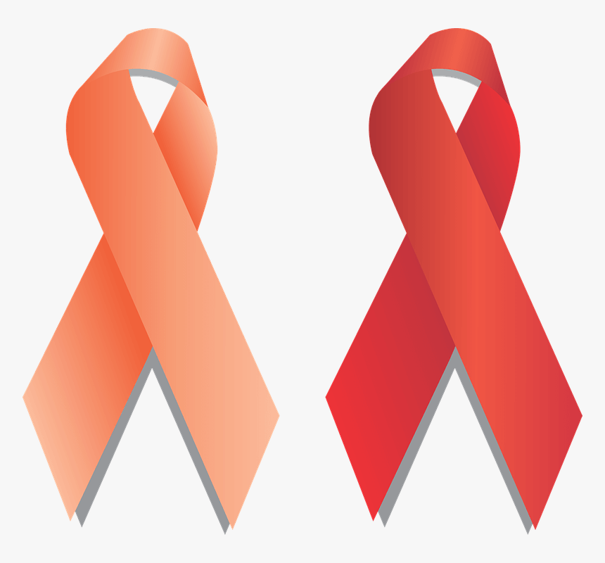 Red Cancer Awareness Ribbon - Aids Par Slogan In Hindi, HD Png Download, Free Download