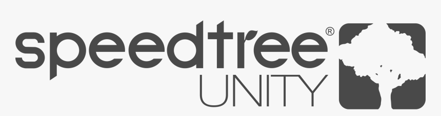 Unity Logo White Png - Speedtree Games Logo, Transparent Png, Free Download