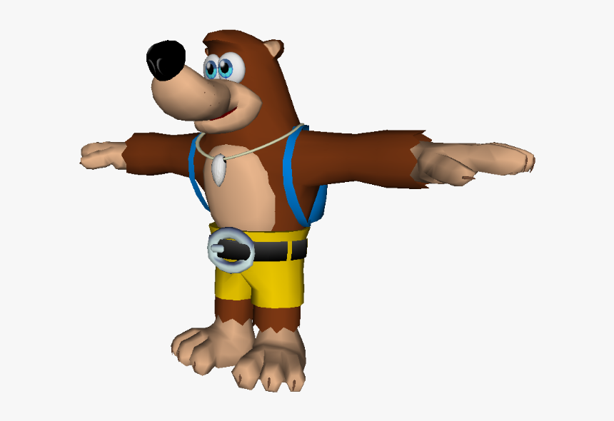 Download Zip Archive - Banjo Kazooie Smash Model, HD Png Download, Free Download