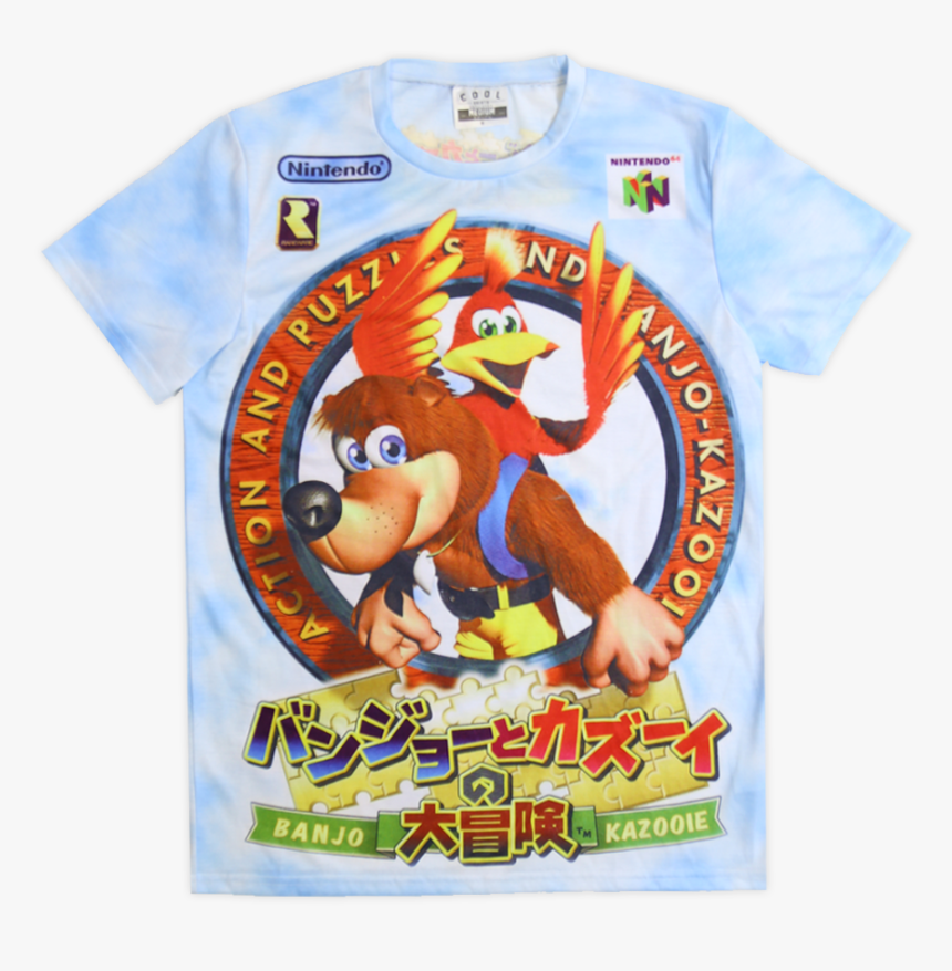 Transparent Banjo Kazooie Png - Banjo Kazooie Japanese Shirt, Png Download, Free Download