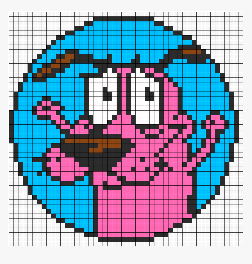 Courage The Cowardly Dog Pixel Art, HD Png Download, Free Download