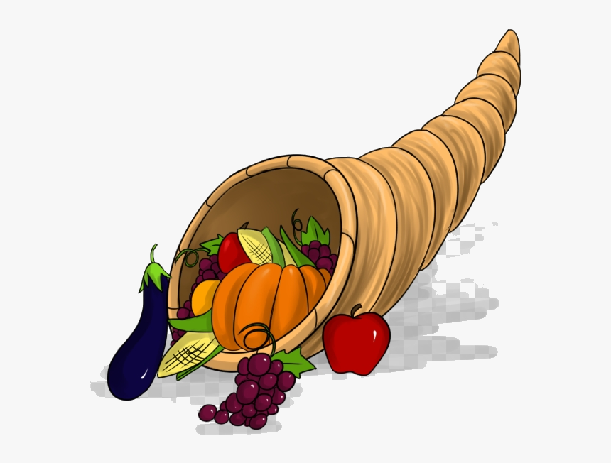 Cornucopia Clipart Food Safety Sanitation Thanksgiving - Transparent Background Thanksgiving Clipart, HD Png Download, Free Download