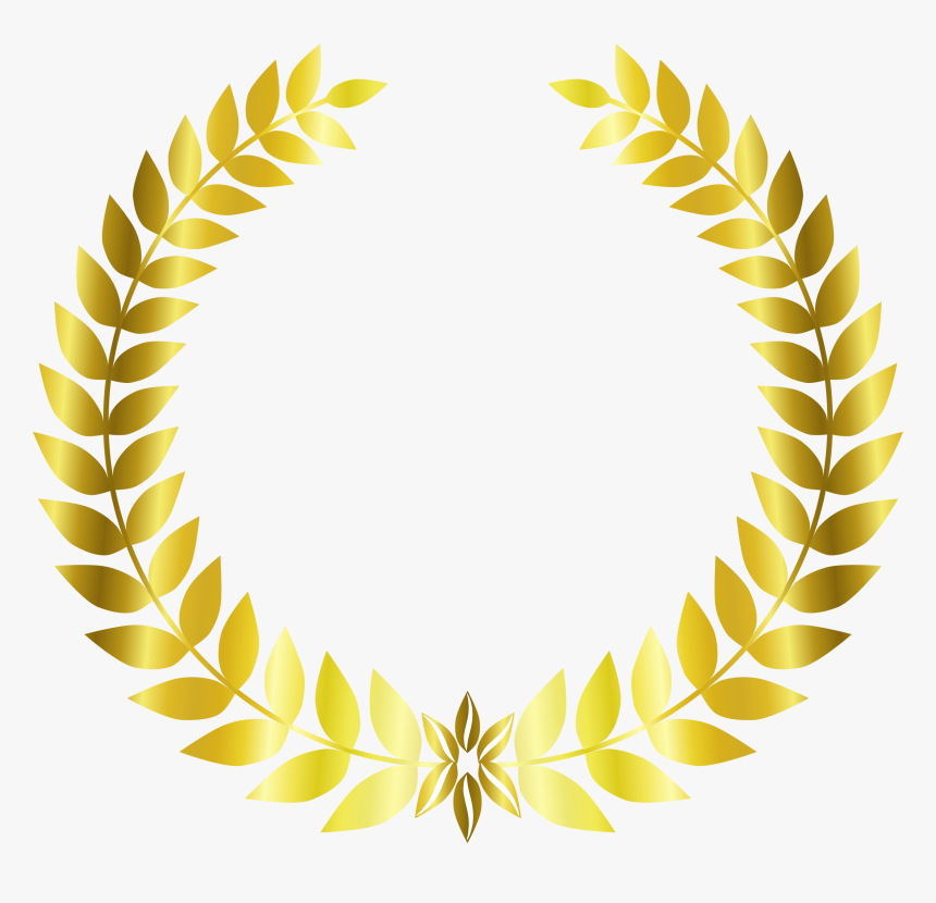 Clipart Big Image - Gold Laurel Wreath Png, Transparent Png, Free Download