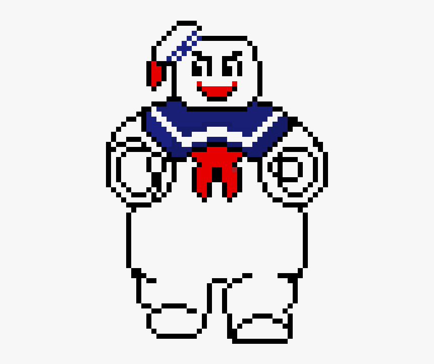 Marshmallow Man Pixel Art, HD Png Download, Free Download