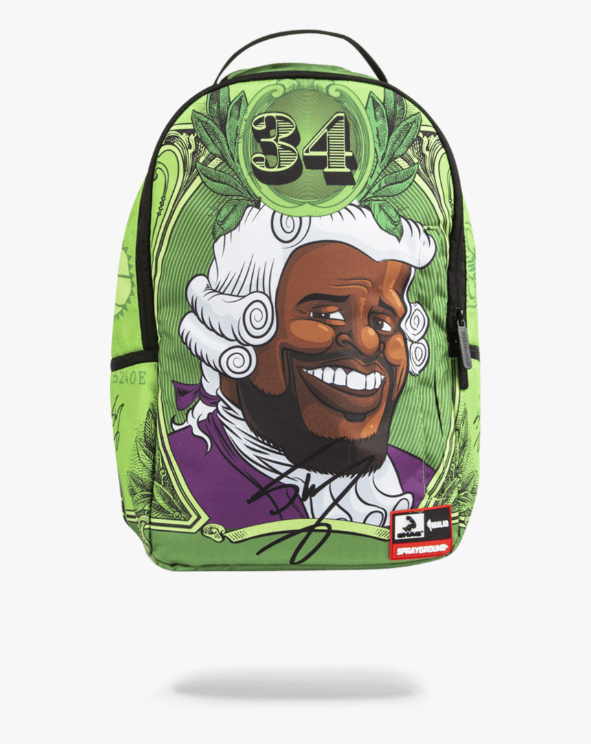 Sprayground Nba Backpack X Shaq Washington - Shaquille O Neal Sprayground, HD Png Download, Free Download