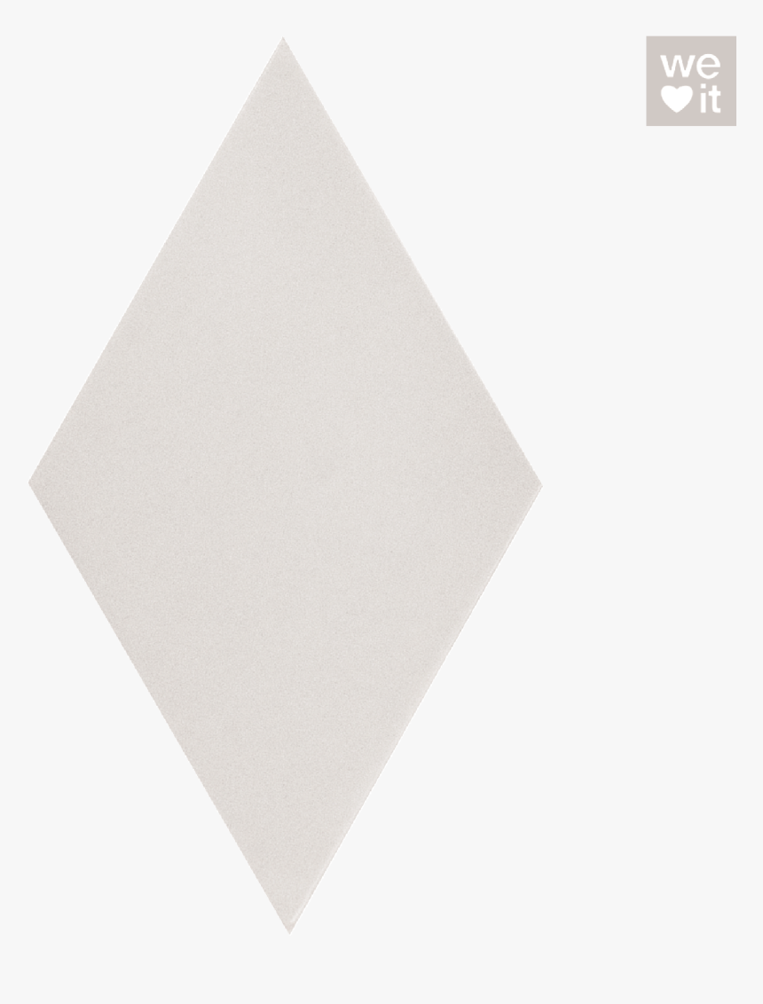 Rhombus White 14x24cm - Triangle, HD Png Download, Free Download