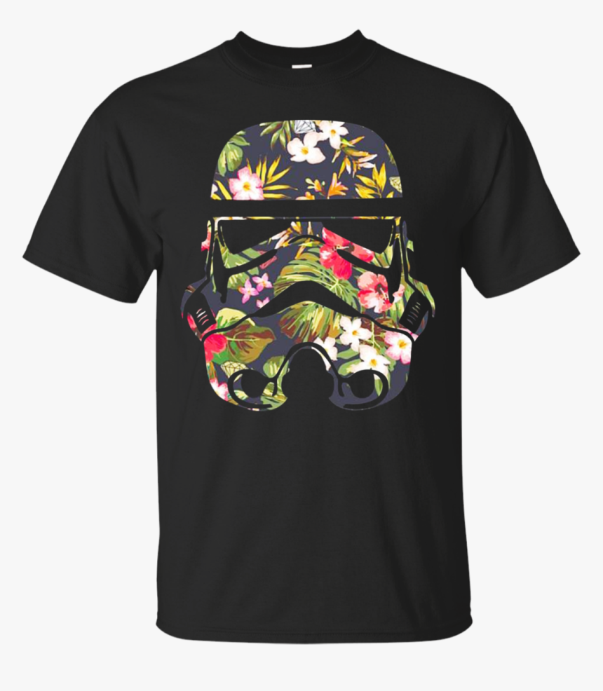 Star Wars Stormtrooper Flower Shirt, Hoodie Tank - Tropical Stormtrooper, HD Png Download, Free Download