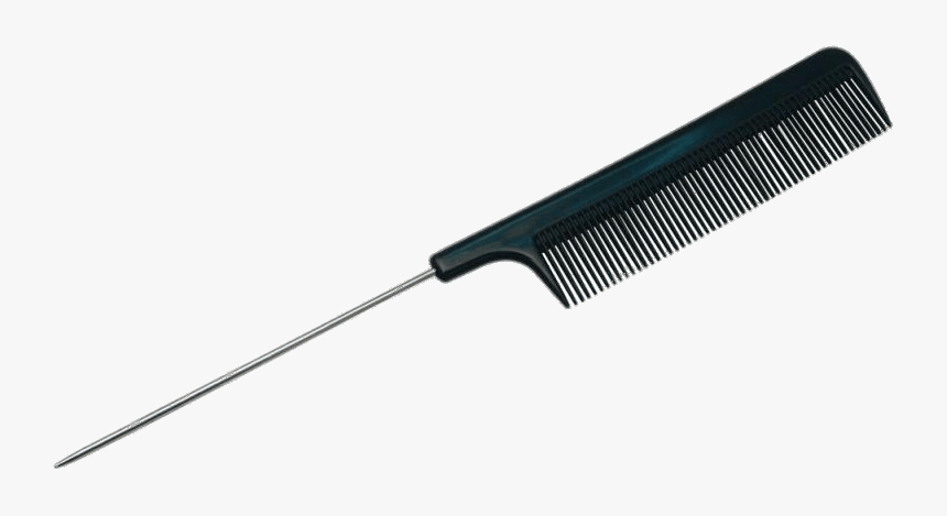 Comb Metallic Handle - Tail Comb, HD Png Download, Free Download