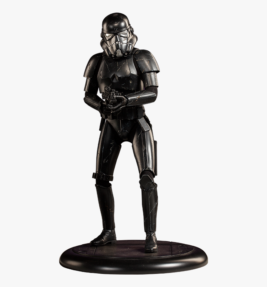 Blackhole Stormtrooper Statue - Black Storm Trooper, HD Png Download, Free Download