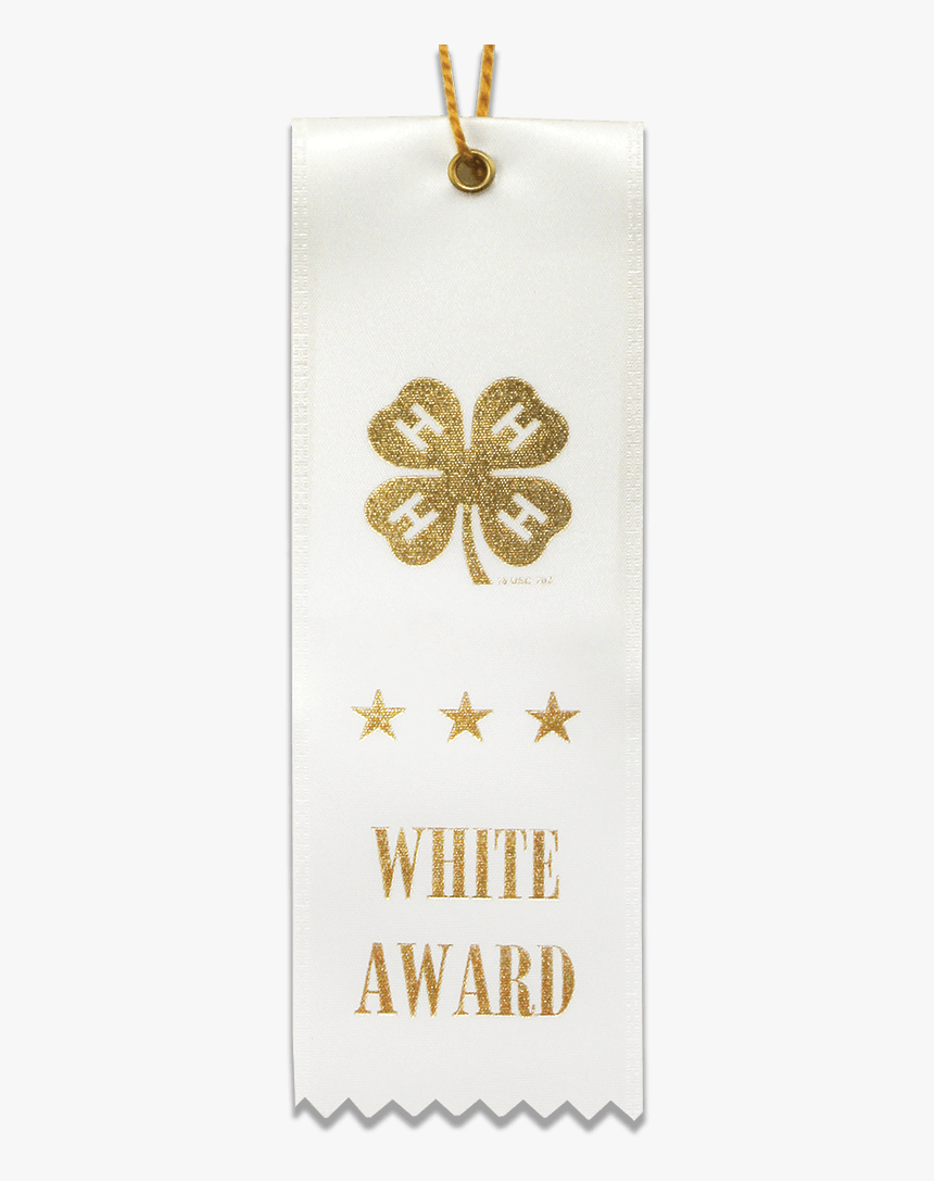 White Award Ribbon - Locket, HD Png Download, Free Download