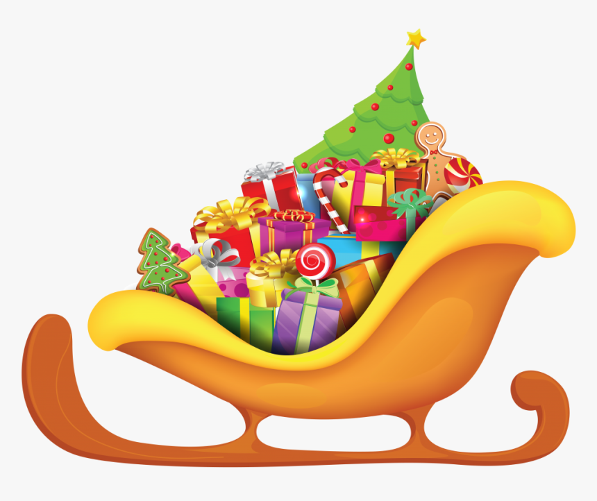 Download Free Sleigh Png Transparent Images Transparent - Illustration, Png Download, Free Download