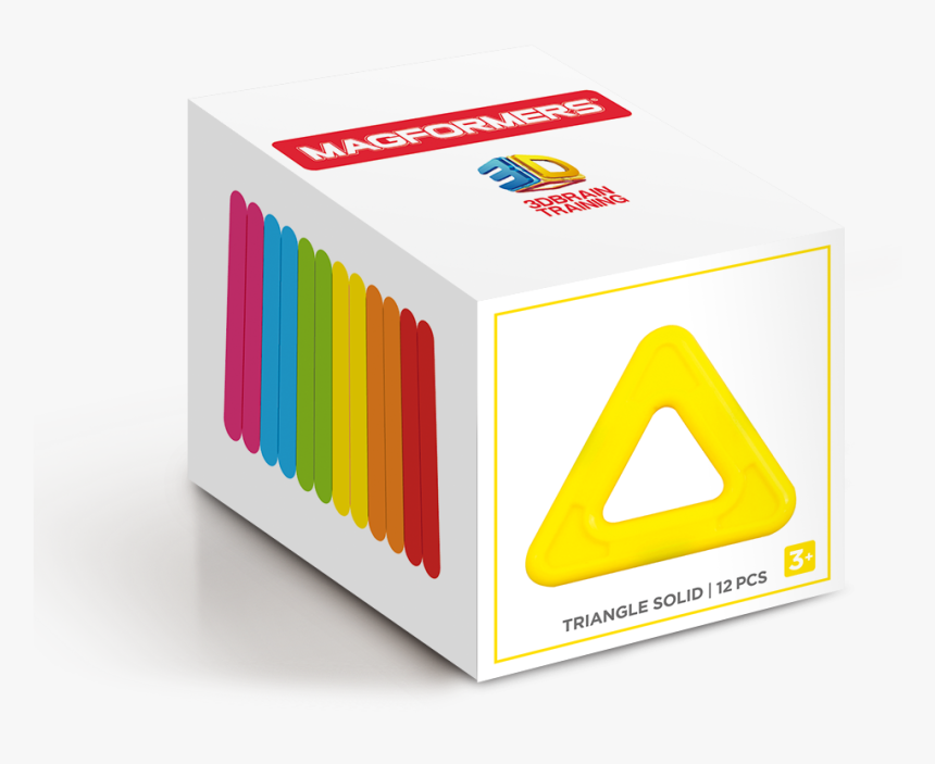 Triangle Solid 12pc Set - Magformers Triangle Set 12, HD Png Download, Free Download