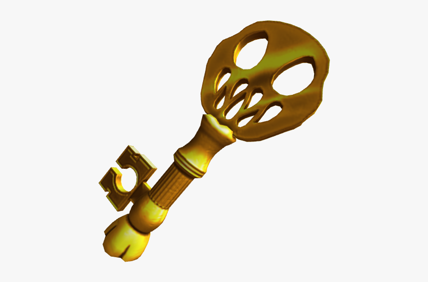 Golden Gigantic Skeleton Key, HD Png Download, Free Download