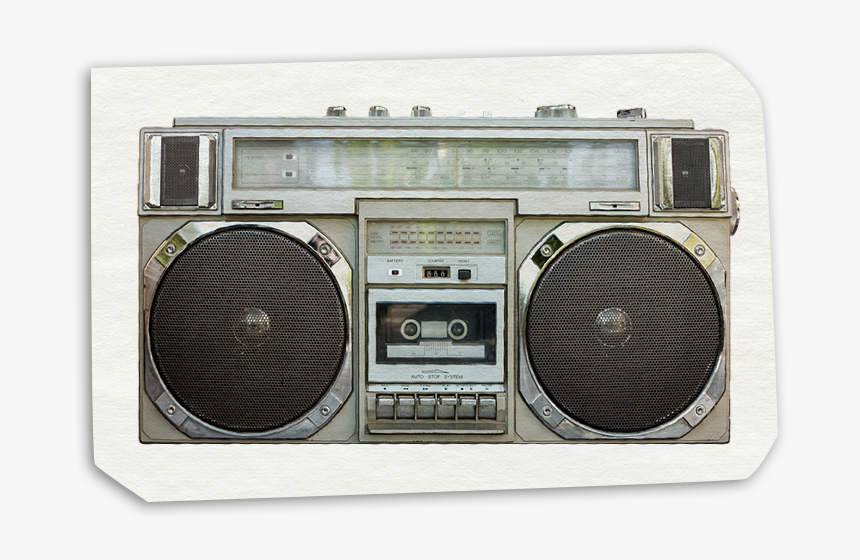 Transparent Song Icon Png - Vintage Radio Cassette, Png Download, Free Download