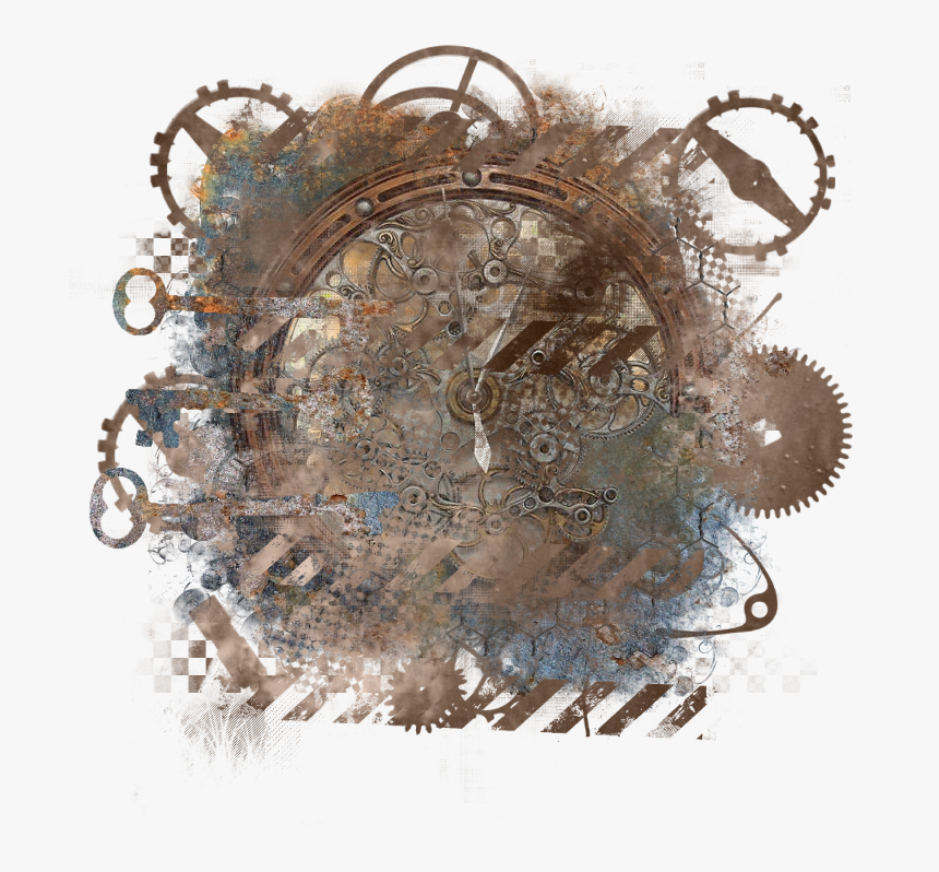 Steampunk Element Background 800 X 800 Png Transparent - Steampunk, Png Download, Free Download