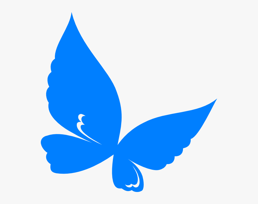 Butterfly Svg Clip Arts - Blue Clip Art Butterfly, HD Png Download, Free Download