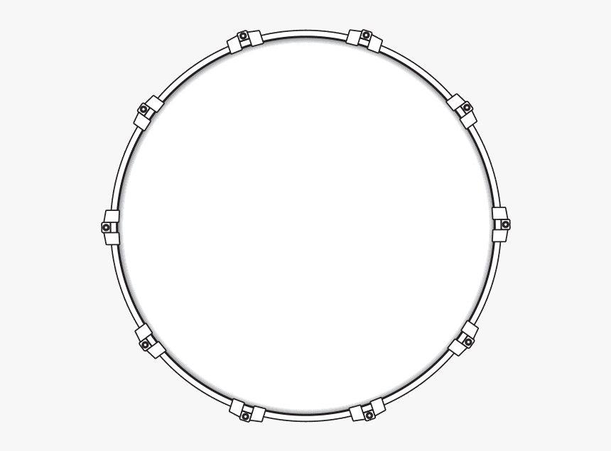 Tamborim - Dark White Circle Transparent, HD Png Download, Free Download