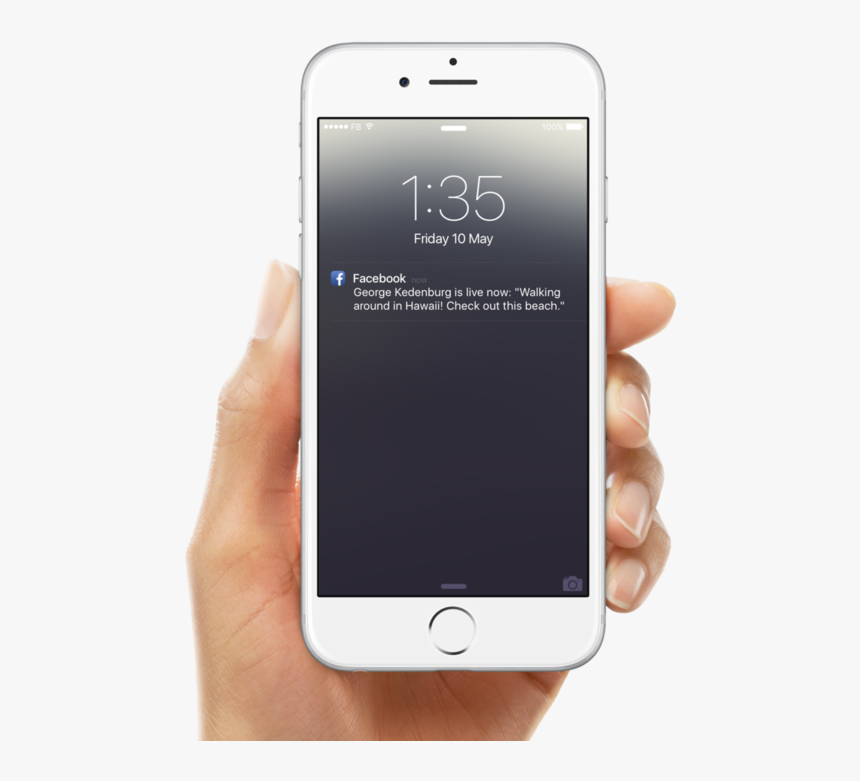 Transparent Facebook Live Png - Mobile Wallet Push Notification, Png Download, Free Download