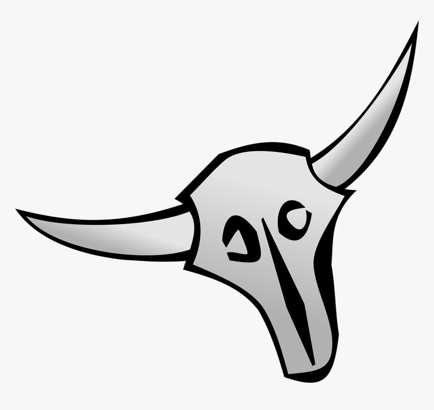 Cow Skull Clup Art, HD Png Download, Free Download