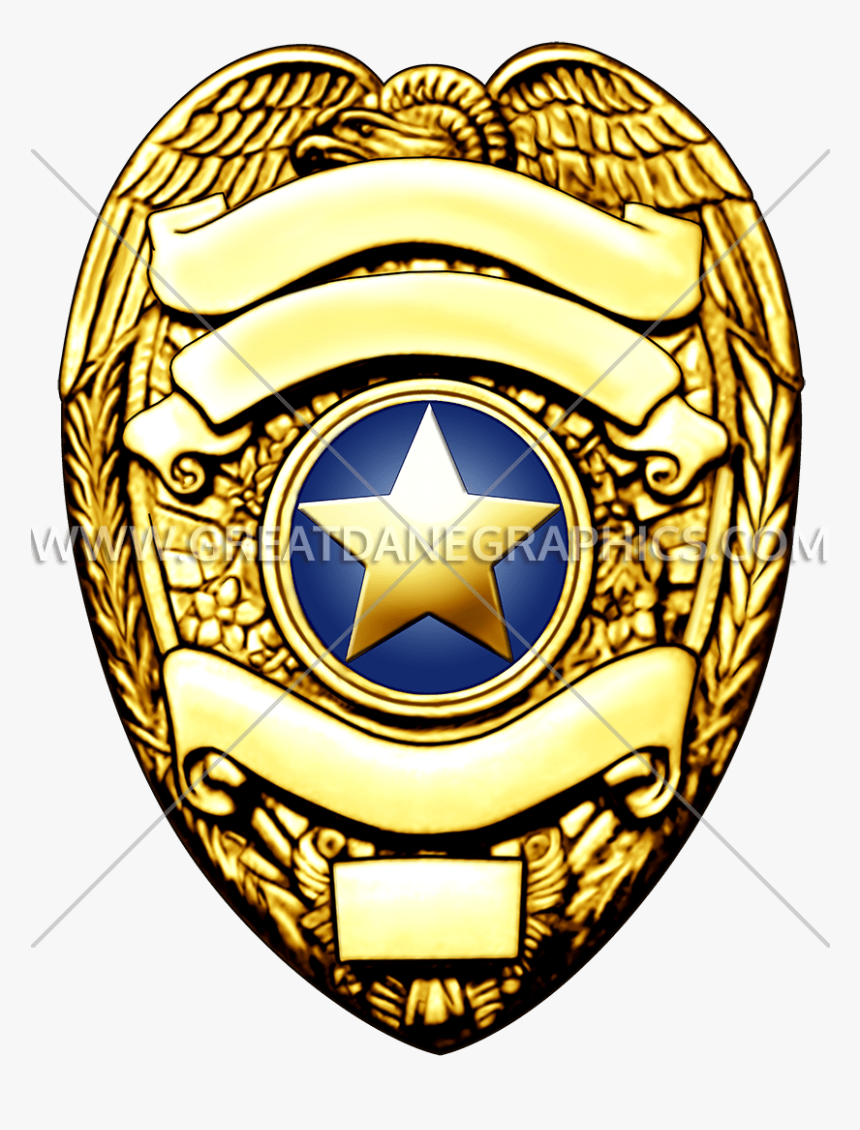 Blank Cop Badge Clipart
