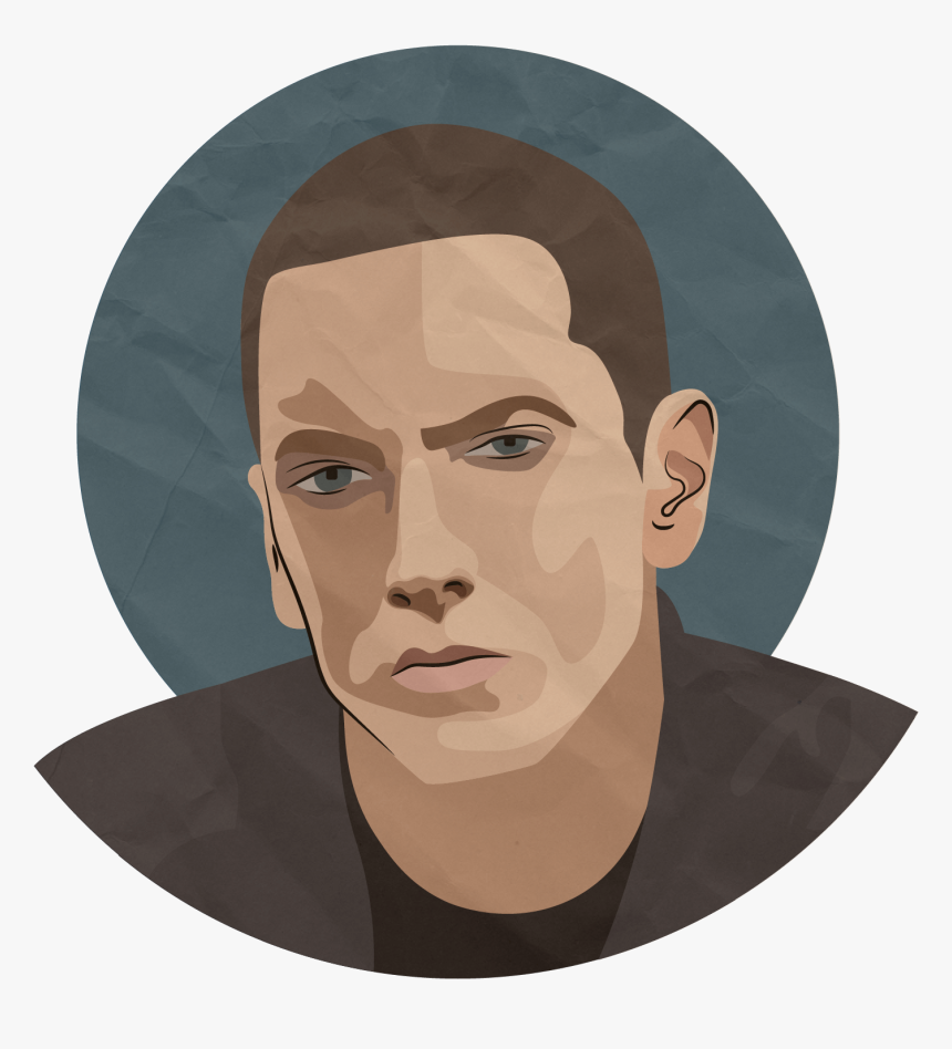 Eminem Portrait Work Of Art Rapper - Eminem Clipart, HD Png Download, Free Download