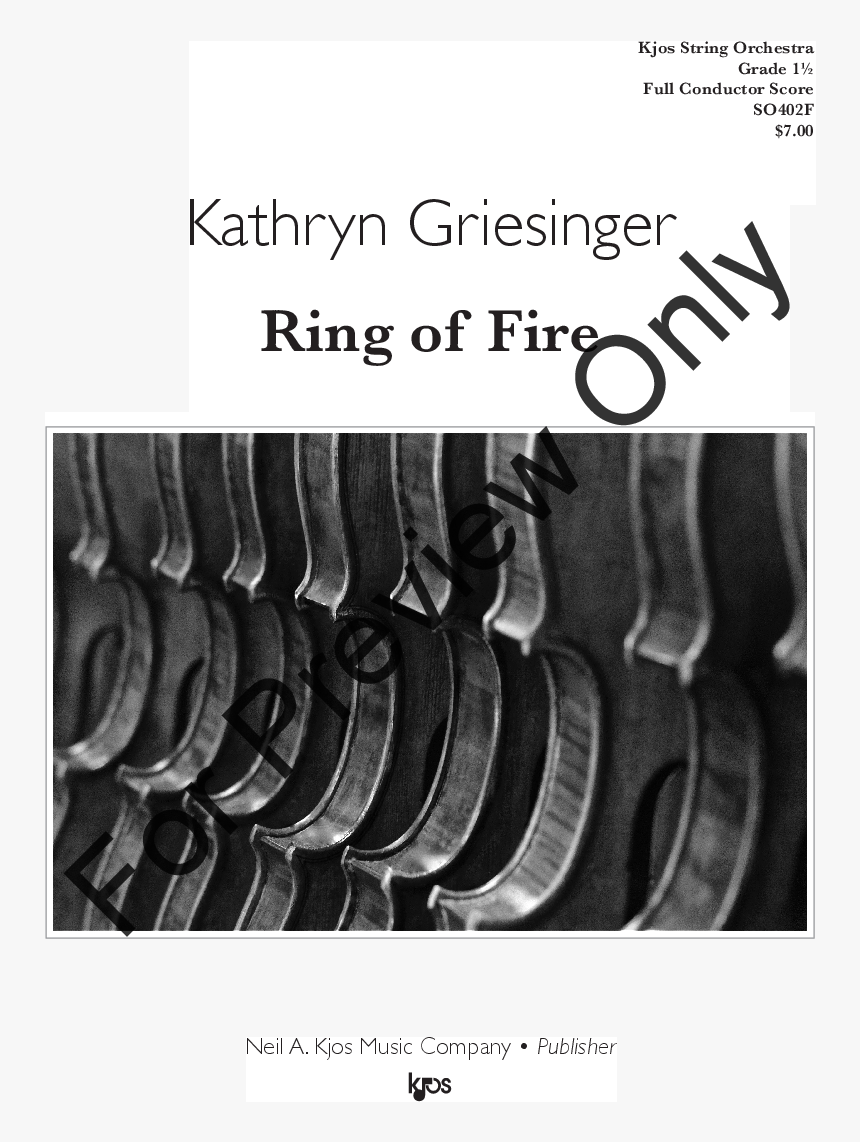 Ring Of Fire Thumbnail Ring Of Fire Thumbnail - J.w. Pepper & Son, HD Png Download, Free Download