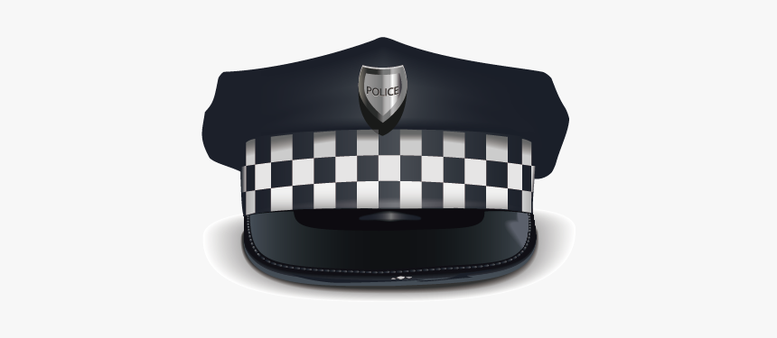 Police Officer Hat - Transparent Police Cap, HD Png Download, Free Download