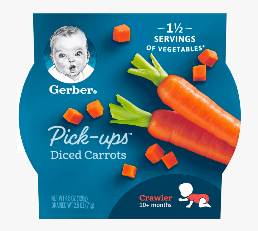 Diced Carrots - Gerber Pasta Pickups, HD Png Download, Free Download